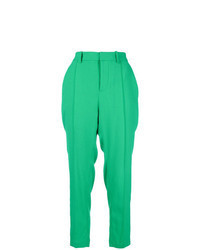 Зеленые брюки-галифе