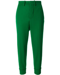 Женские зеленые брюки-галифе от Marni