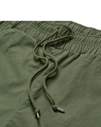 Зеленые брюки карго