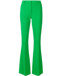 Зеленые брюки-клеш от Capucci