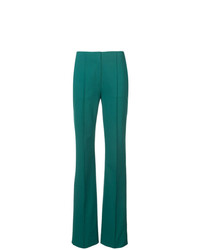 Зеленые брюки-клеш от Dvf Diane Von Furstenberg