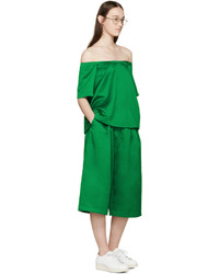 Зеленые брюки-кюлоты от Edit