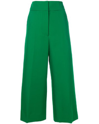 Зеленые брюки-кюлоты от Marni
