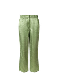 Зеленые брюки-кюлоты от Sies Marjan