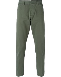 Зеленые брюки чинос от Ami
