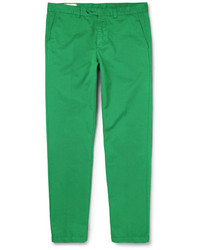 Зеленые брюки чинос от Ami