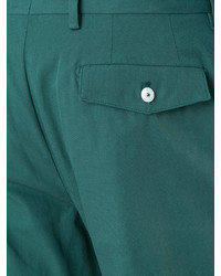 Зеленые брюки чинос от Kent & Curwen