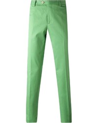 Зеленые брюки чинос от Etro