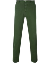 Зеленые брюки чинос от Etro