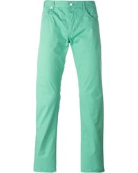 Зеленые брюки чинос от Kenzo