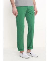 Зеленые брюки чинос от Kruebeck