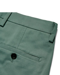 Зеленые брюки чинос от Acne Studios