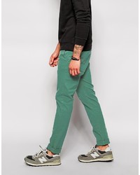 Зеленые брюки чинос от Scotch & Soda