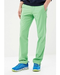 Зеленые брюки чинос от W.Wegener