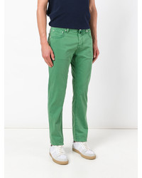 Мужские зеленые брюки от Jacob Cohen