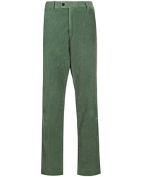 Зеленые вельветовые брюки чинос от Etro