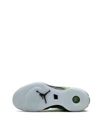 Мужские зеленые высокие кеды от Jordan