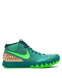 Мужские зеленые высокие кеды от Nike