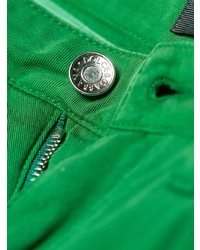 Зеленые джинсы скинни от Dolce & Gabbana