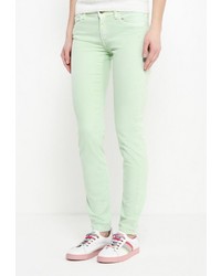 Зеленые джинсы скинни от Just Cavalli