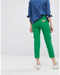 Женские зеленые джинсы от Wrangler