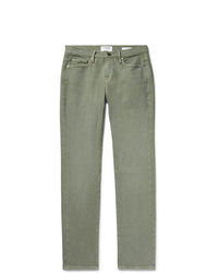 Мужские зеленые джинсы от Frame