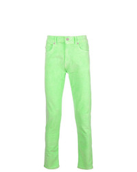 Мужские зеленые джинсы от Paura