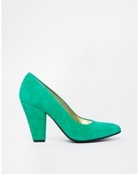 Зеленые замшевые туфли от Gardenia