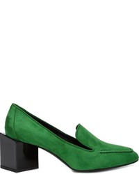Зеленые замшевые туфли от Pierre Hardy