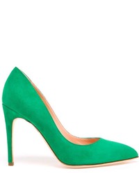 Зеленые замшевые туфли от Rupert Sanderson