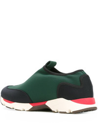 Мужские зеленые кеды от Marni