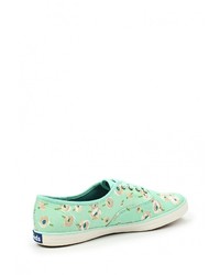 Женские зеленые кеды от Keds