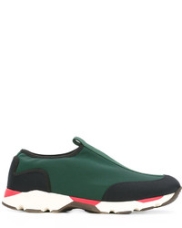 Мужские зеленые кеды от Marni