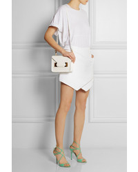 Зеленые кожаные босоножки на каблуке от Jimmy Choo