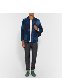 Мужские зеленые кожаные кеды от Common Projects