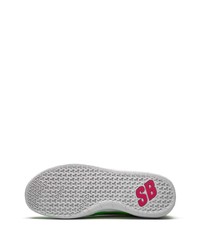 Мужские зеленые кожаные низкие кеды от Nike