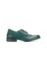 Зеленые кожаные туфли дерби от Fiorentini+Baker