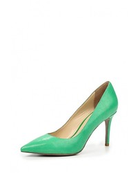 Зеленые кожаные туфли от El'Rosso