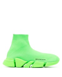 Мужские зеленые кроссовки от Balenciaga