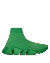 Мужские зеленые кроссовки от Balenciaga