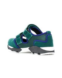 Женские зеленые кроссовки от Marni