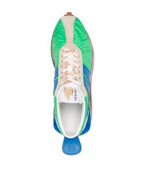 Мужские зеленые кроссовки от Lanvin