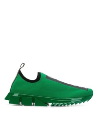 Мужские зеленые кроссовки от Dolce & Gabbana