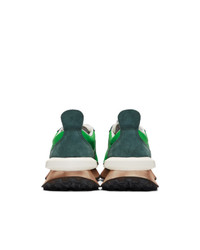 Мужские зеленые кроссовки от Lanvin