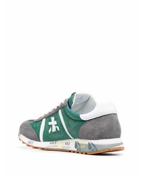 Мужские зеленые кроссовки от Premiata