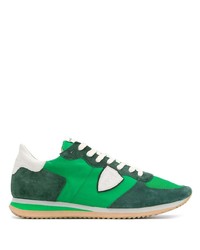 Мужские зеленые кроссовки от Philippe Model Paris