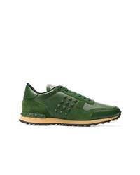 Мужские зеленые кроссовки от Valentino