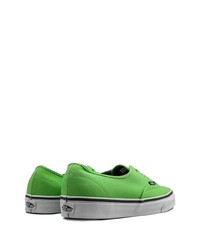 Мужские зеленые низкие кеды из плотной ткани от Vans