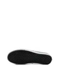 Мужские зеленые низкие кеды из плотной ткани от Vans