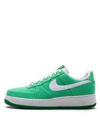 Мужские зеленые низкие кеды из плотной ткани от Nike